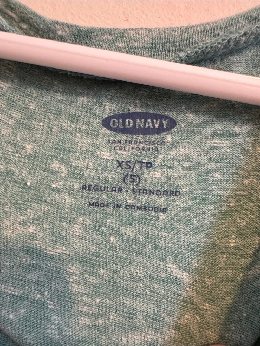Old Navy Teal Graphic Short-Sleeve Tee